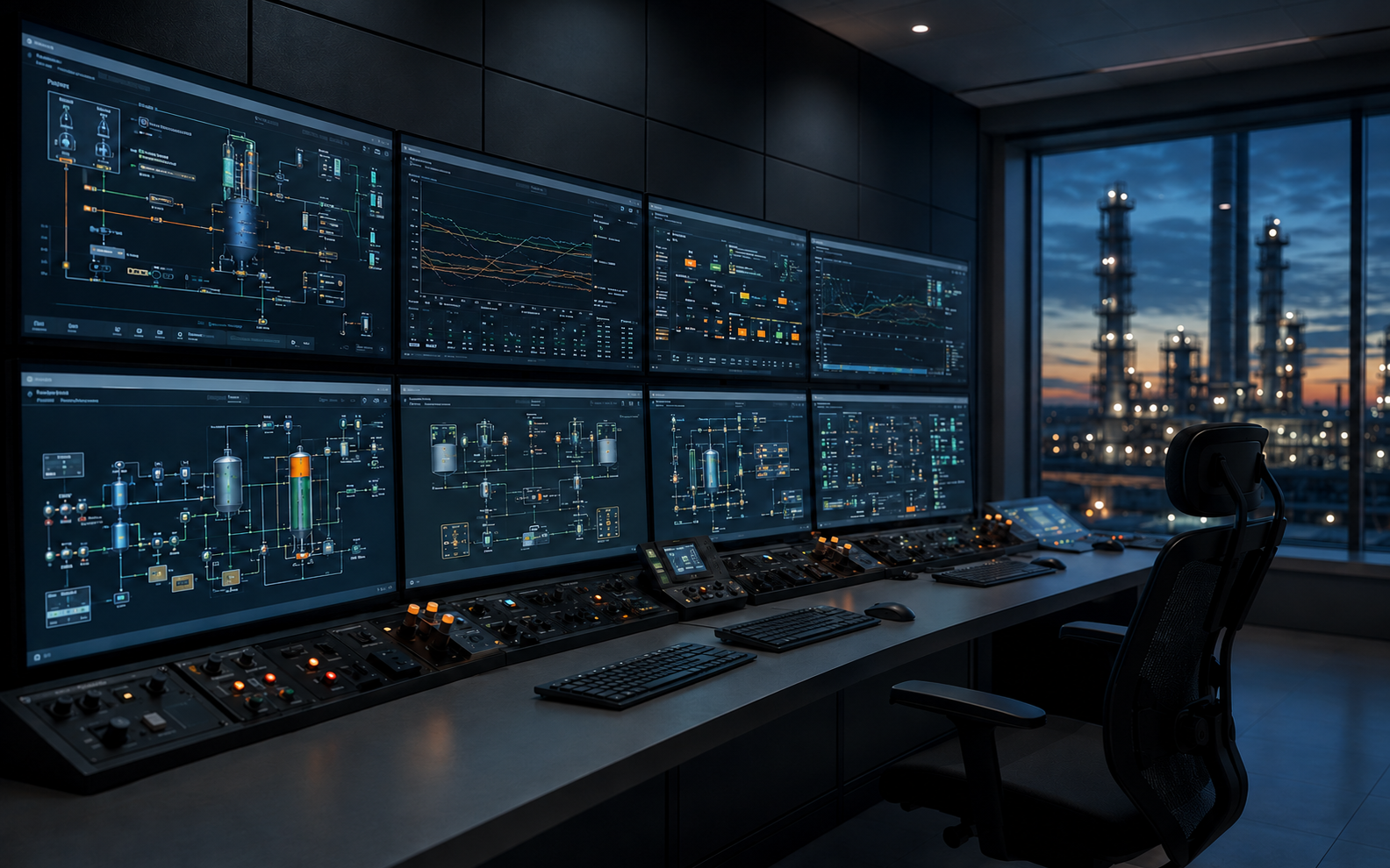 Sistema HMI y SCADA industrial con WinCC